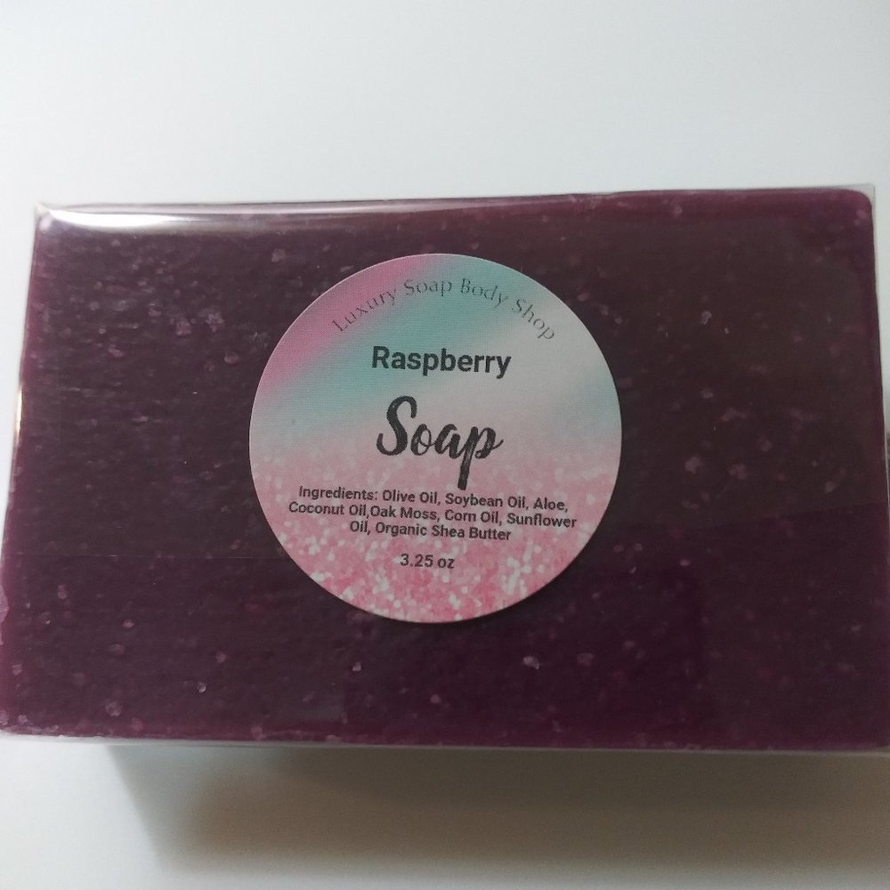 Raspberry Homemade Bar Soap